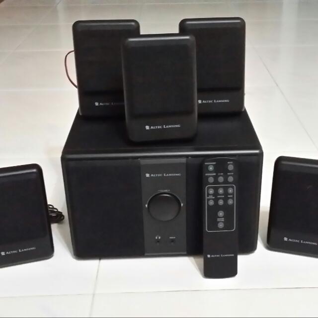 Used Altec Lansing VS3251 5.1 Speaker for PC