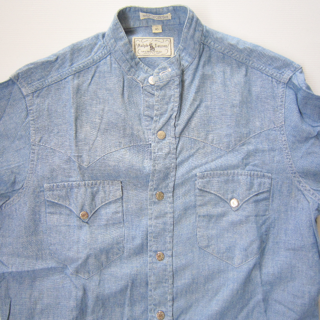ralph lauren mandarin collar