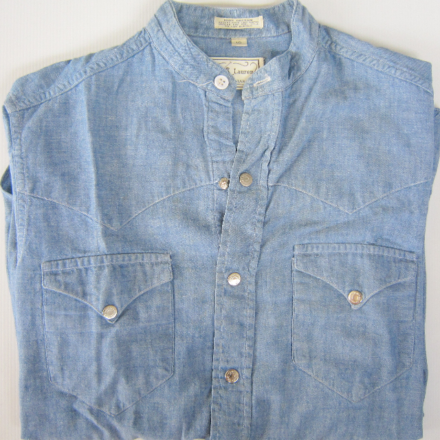 ralph lauren mandarin collar