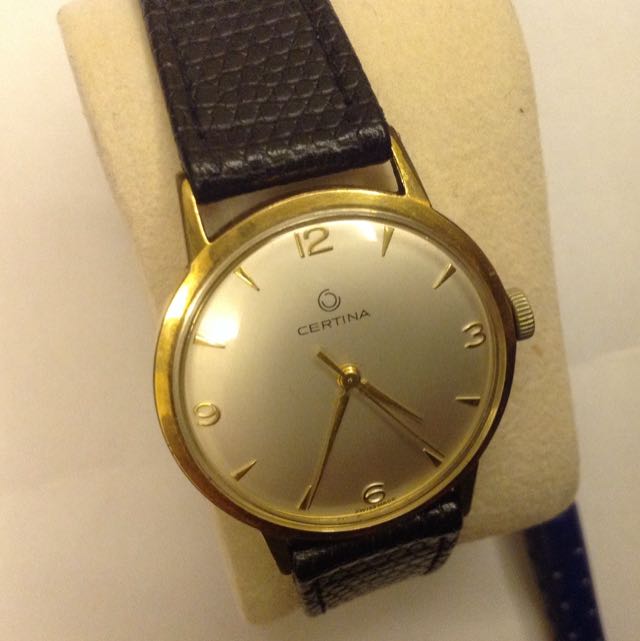 Certina vintage deals gold watch