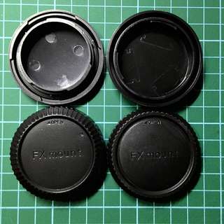 BN 2 X Lens & Body Caps Fujifilm FX, Contax/Yashica C/Y, M39/L39