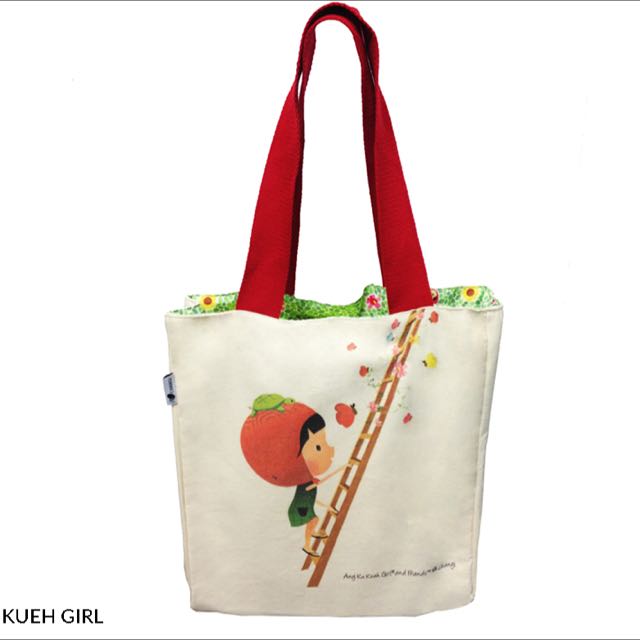 Ang ku kueh girl tote bag 2025
