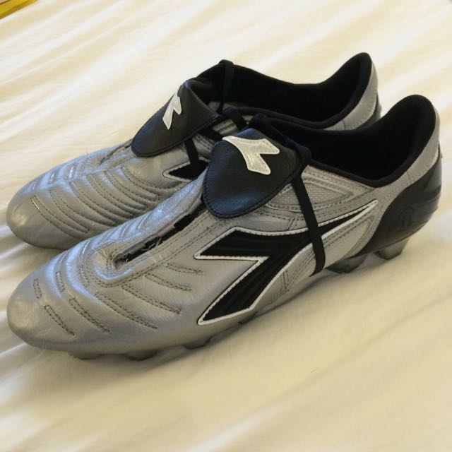 Diadora Maracana Rtx 12 Kangaroo Leather Soccer Boots, Sports Equipment