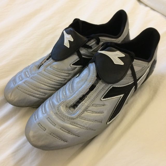 Diadora Maracana Rtx 12 Kangaroo Leather Soccer Boots, Sports Equipment, Sports & Games, Racket