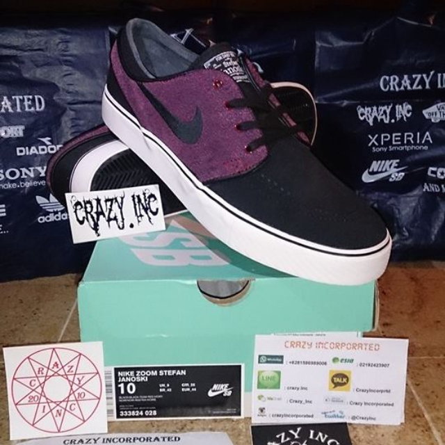 janoski black red