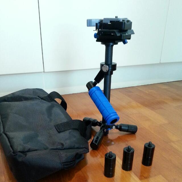 Carbon Fiber Stabilizer gimbal Steadicam Mini Stabilizer For DSLR