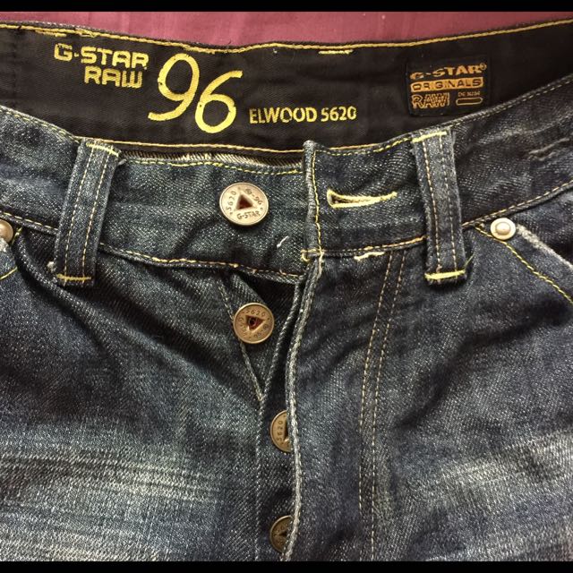 GSTAR 96 Raw Original Elwood 5620 Denim Jeans Size 29 Worn Less Than 3  Times G Star, Men's Fashion, Bottoms, Jeans on Carousell