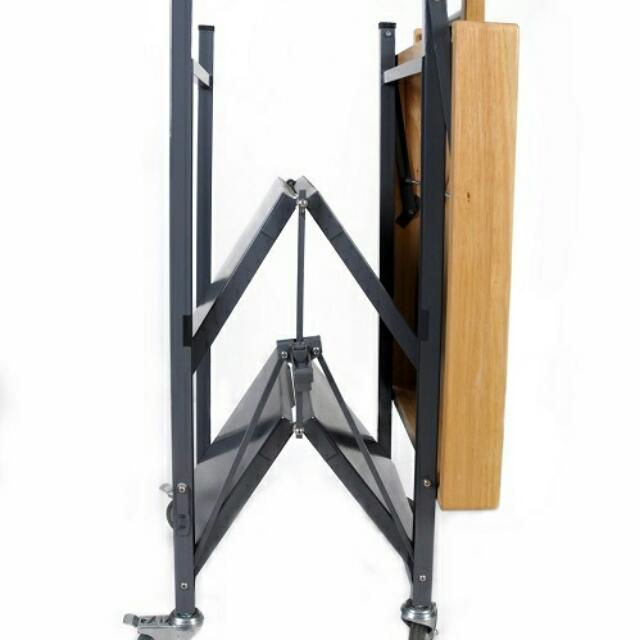 Islander Foldable Kitchen Cart Furniture On Carousell