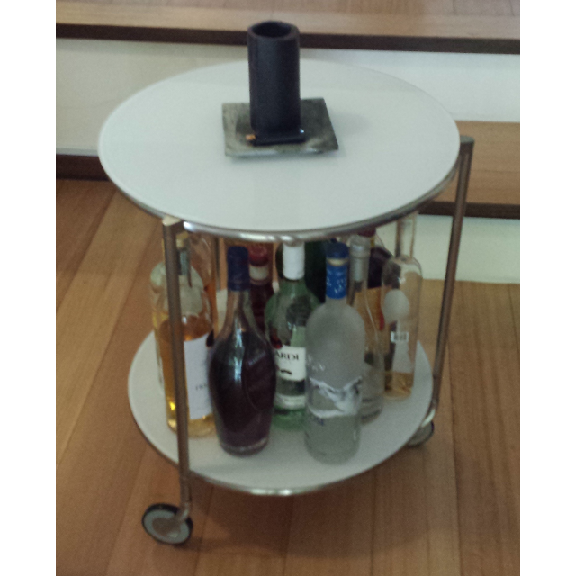 REDUCED PRICE! Liquor trolley/side table IKEA STRIND, Furniture & Home