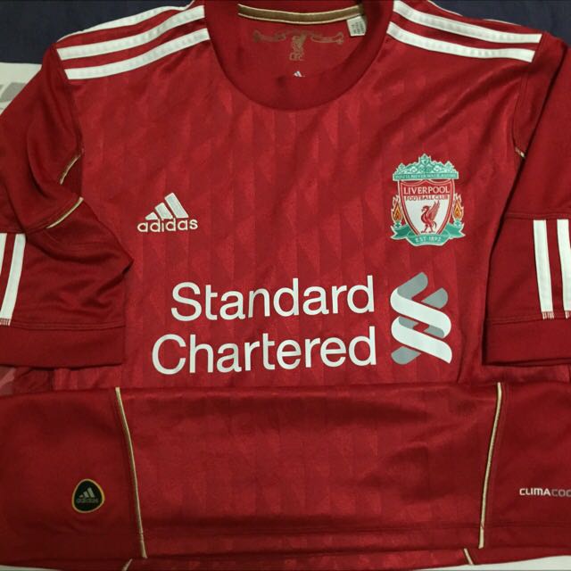 Liverpool Jersey Home Back Was No Name And Number Sports On Carousell