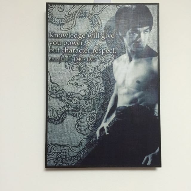 Bruce Lee Framed Poster Furniture On Carou Photo