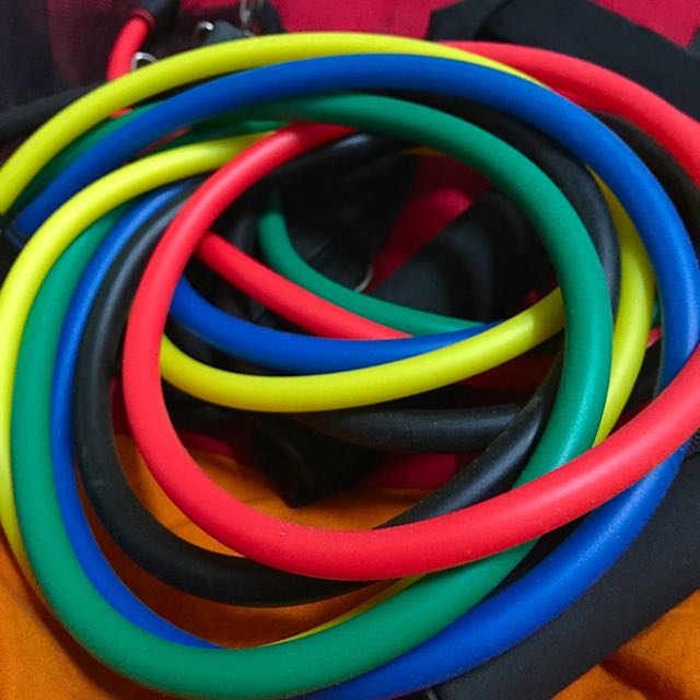 New Resistance Bands From Decathlon, Sports Equipment, Exercise \u0026 Fitness,  Toning \u0026 Stretching Accessories on Carousell