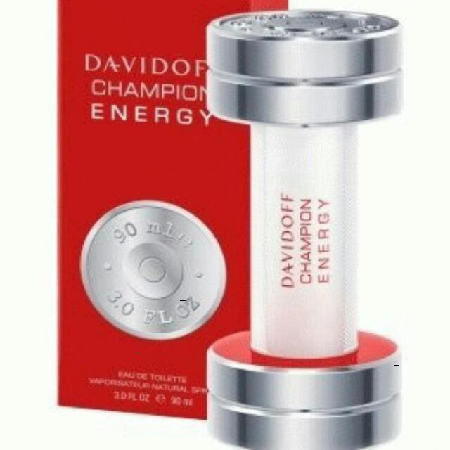 Original Parfum Davidoff Champion Energy Edt 100ml Health Beauty