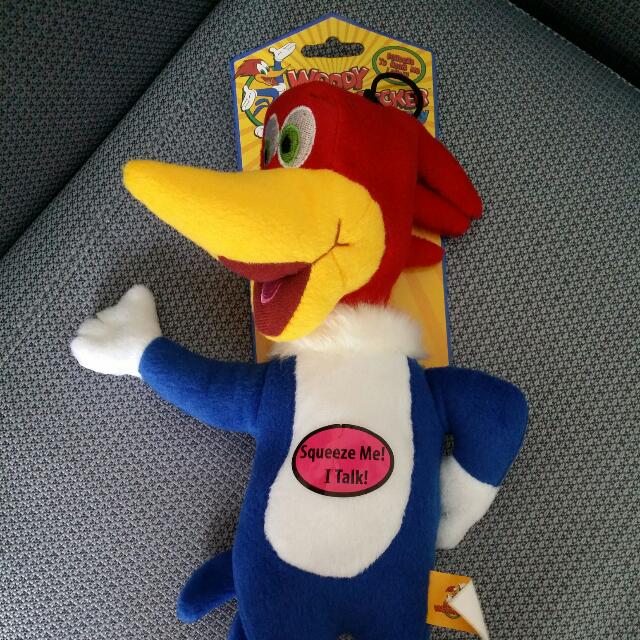 woody woodpecker dog toy