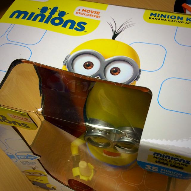 Brand New Minion Kevin Banana Eating Action Figure Toy Hobbies