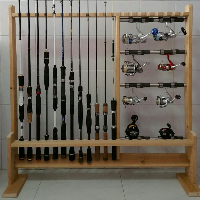 Fishing Rod/Reel Display Rack