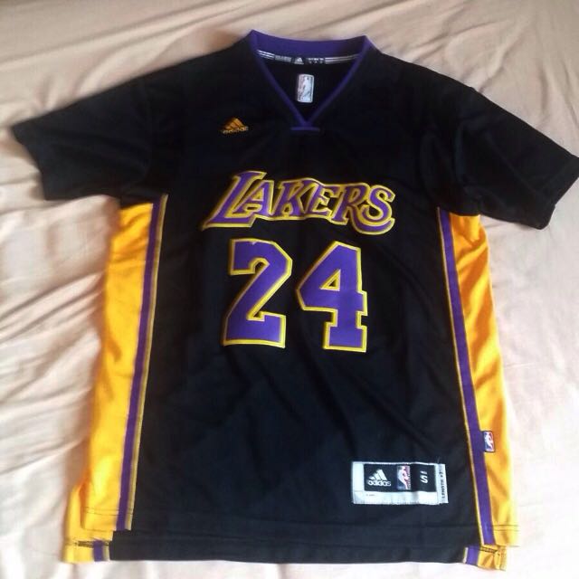 Rare Adidas kobe bryant jersey purple sz xL brandnew, Men's Fashion,  Activewear on Carousell