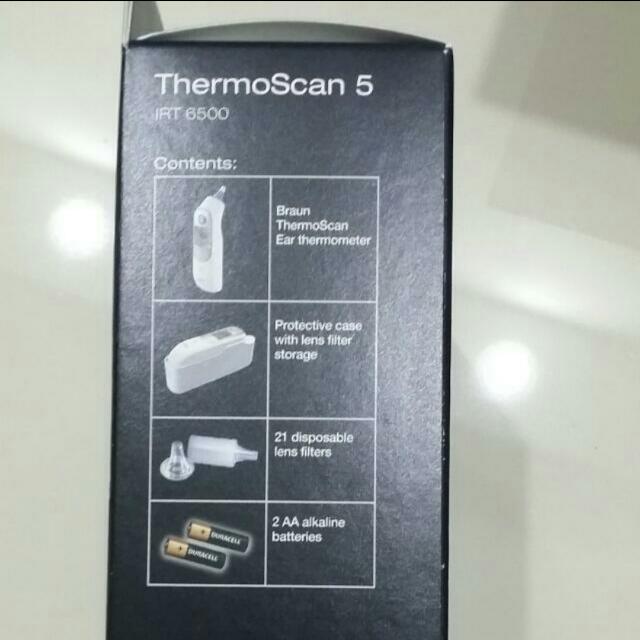 Braun ThermoScan 5 Ear Thermometer IRT6500/IRT6020 - How to Change from  Fahrenheit to Celsius 