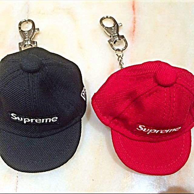 Supreme X New Era Cap Keychain Luxury On Carousell