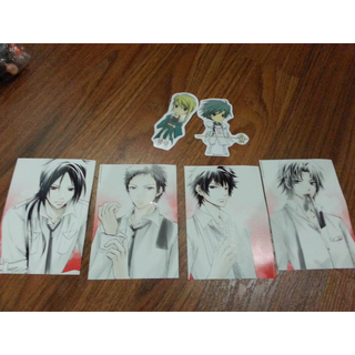 Amatsuki fanart bookmarks, Katekyo Hitman Reborn fanart postcards