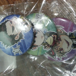 Gintama and Katekyo Hitman Reborn fanart badges
