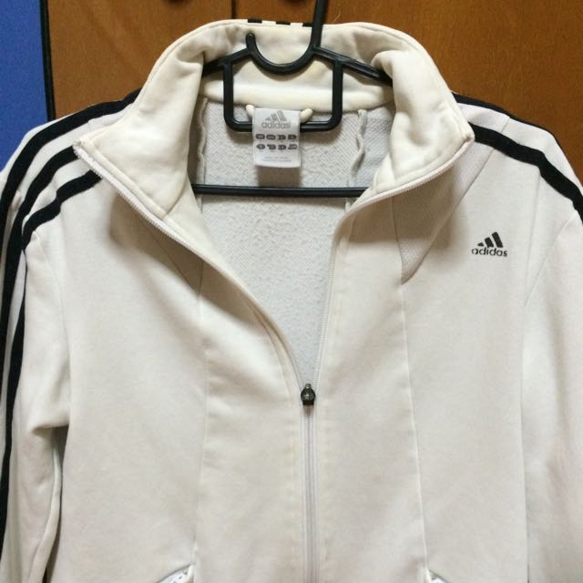 White jacket with black stripes store