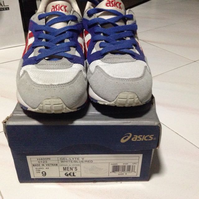 Asics Gel Lyte V Fiery Red Men s Fashion Footwear Sneakers on Carousell