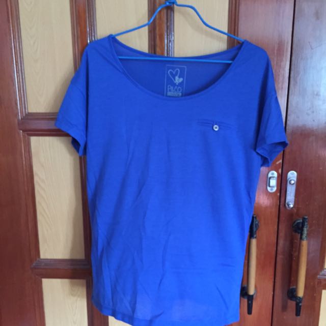 Blue Casual T-shirt (Padini & Co) S Size, Women's Fashion, Tops, Other ...