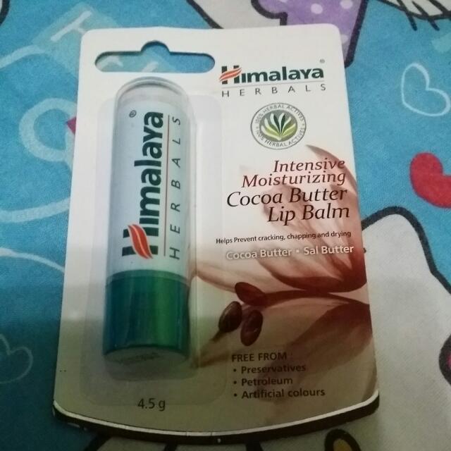 Himalaya Herbal Intensive Moisturizing Cocoa Butter Lip Balm 100 Herbal Natural Ingredients Health Beauty On Carousell