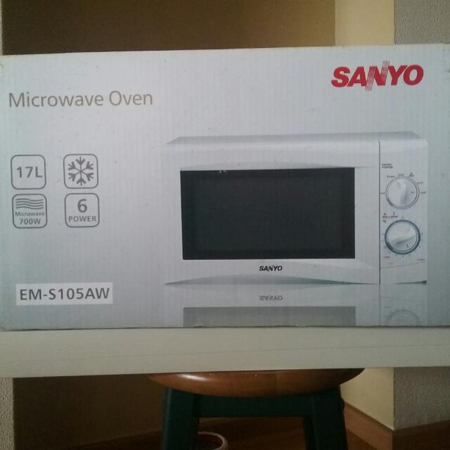Sanyo Microwave Oven Brand New White Home Liances On Sanyo Microwave Oven Brand New White Home Liances On