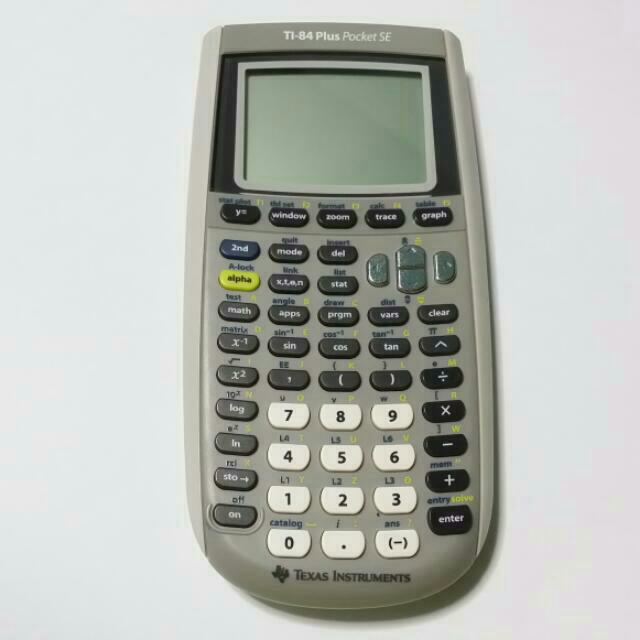 Graphing Calculator TI84 Plus Pocket SE And/Or TI84 Plus Silver