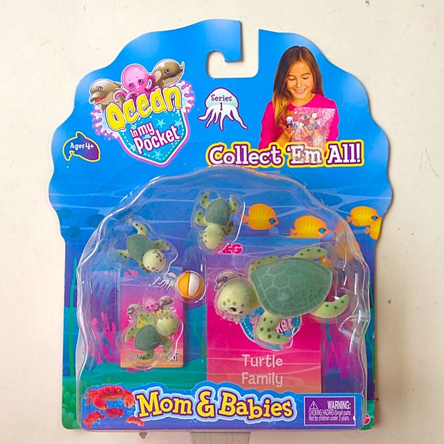 Ocean In My Pocket Sea Turtle Playset, Hobbies & Toys, Toys & Games on