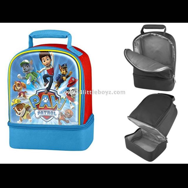 Paw patrol dual outlet compartment lunch box