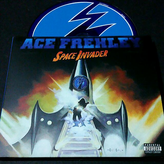 Reserved Ace Frehley Space Invader Cd Rock Ex Kiss Guitarist Cd New Music Media On Carousell