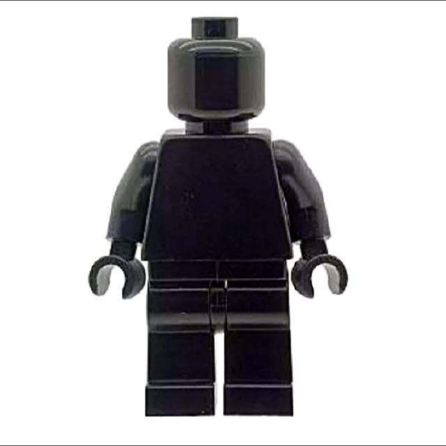 Lego Plain Black Minifigure Hobbies Toys Toys Games on Carousell