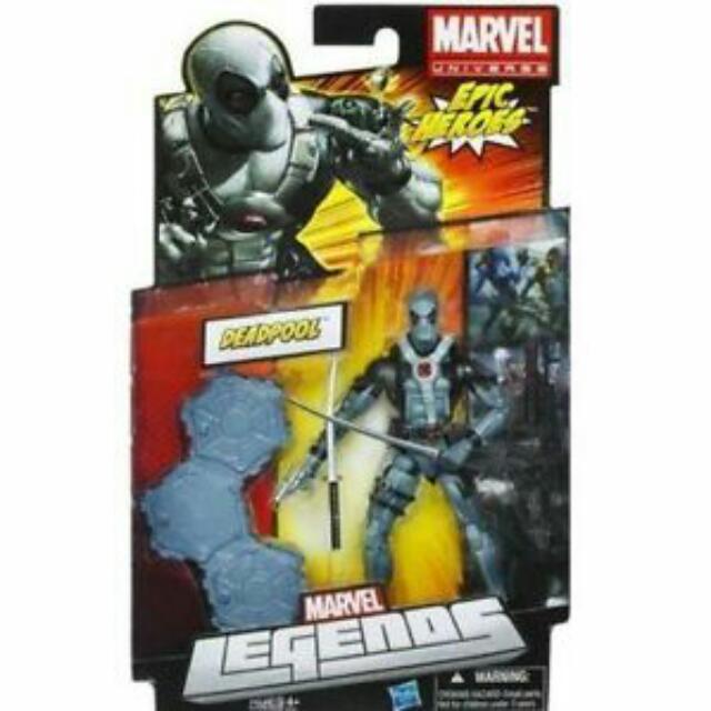 Marvel Legends Grey Deadpool Toys Games On Carousell