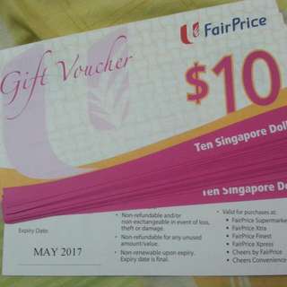 NTUC Fairprice Vouchers