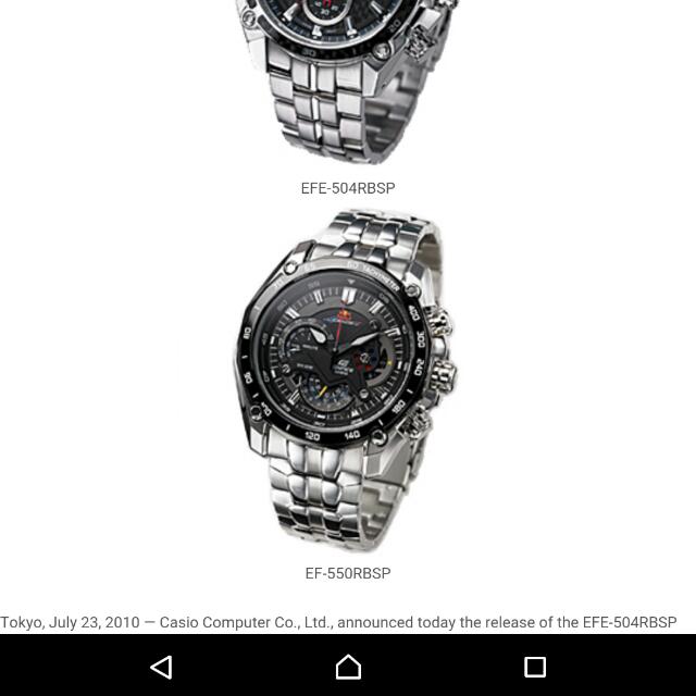 Casio edifice ef 550 red bull on sale limited edition