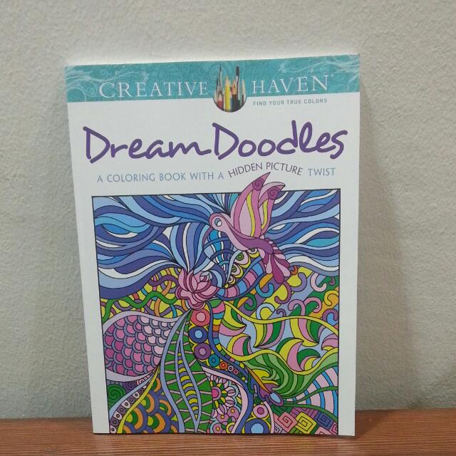 Dream Doodles Adult Coloring Book Design Craft On Carousell