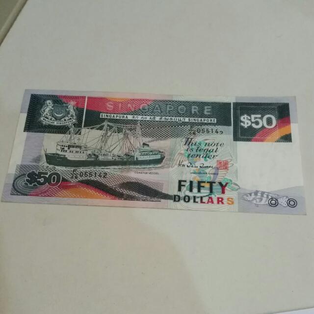 Error $50 Note (Category: Currency) located in Singapore. Submitted by acac1010 (Listing ID 26450273, Image 2). Description: 0ne and Only! Last number error. Condition 9.9/10 near UNC Will consider any offer. No hurry to sell. Thank you. Rolex Panerai Omega AP Luxury Watch Watches Breitling Hublot Tag Heuer Ball Ferrari Porsche Lamborgini Bentley BMW Mercedes Design Hermes Prada Mui Mui Louis Vuittton Chanel Singapore Collector Antique.