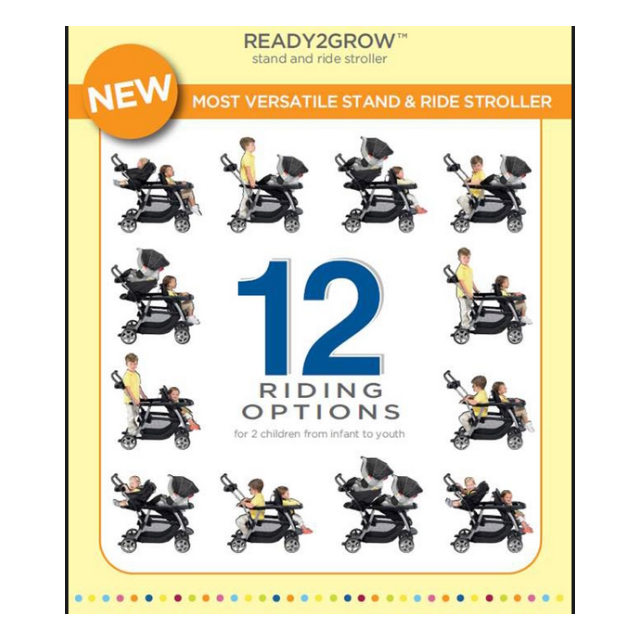 Graco ready2grow stand and ride stroller clearance