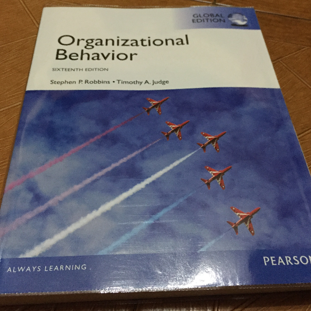 Organizational Behavior Stephen P Robbins Timothy A Judge