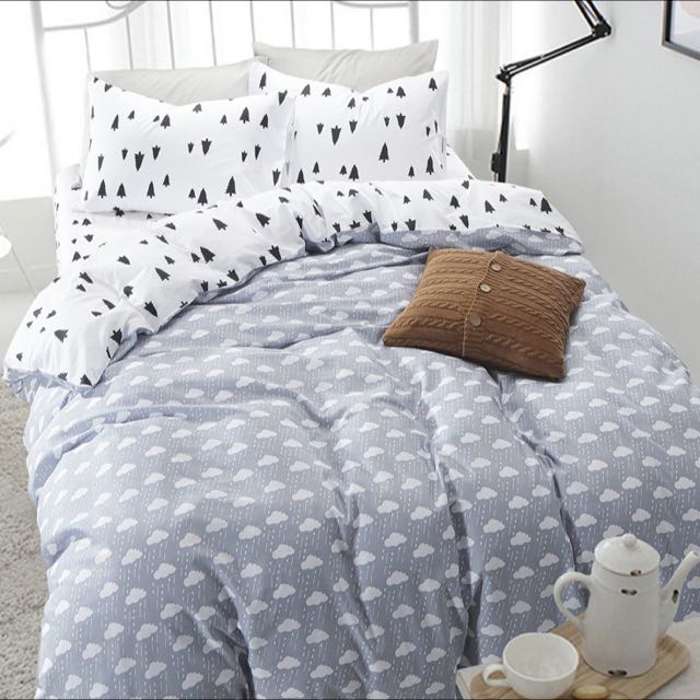 Pine Tree Everywhere Bedding Set Furniture On Carousell