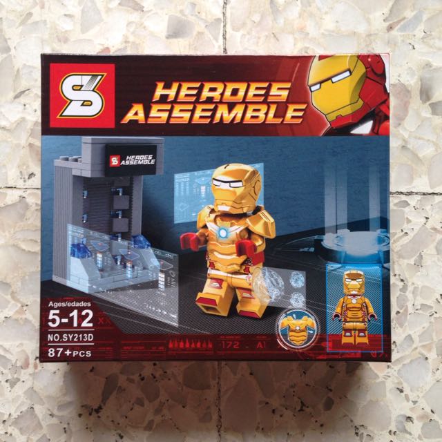 Sheng yuan lego iron man sales