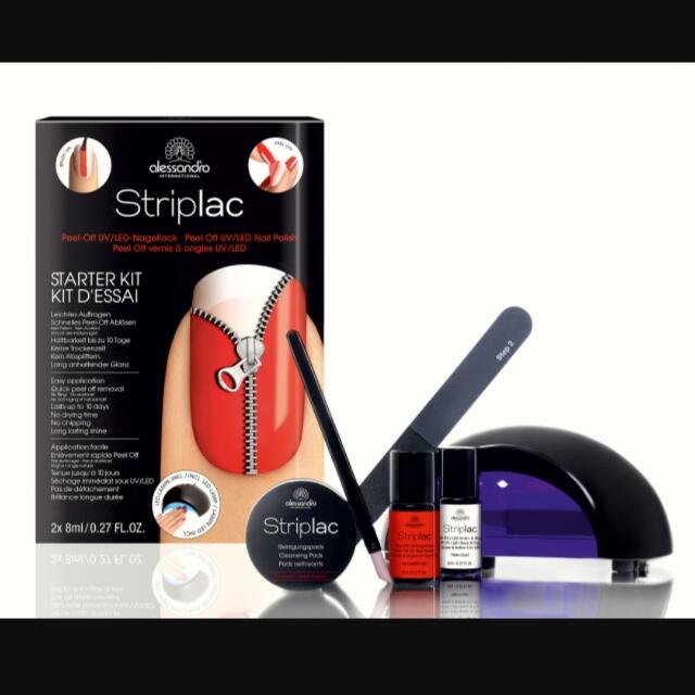 Striplac Starter Kit Peel Off Uv Led Gel Nail Polish Women S Fashion On Carousell