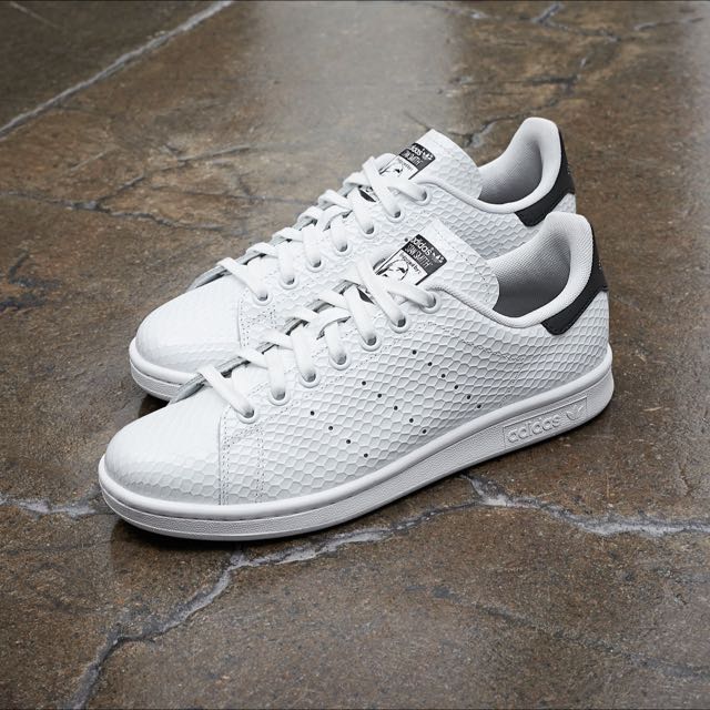 Adidas Stan Smith Honeycomb Gloss black Women s Fashion