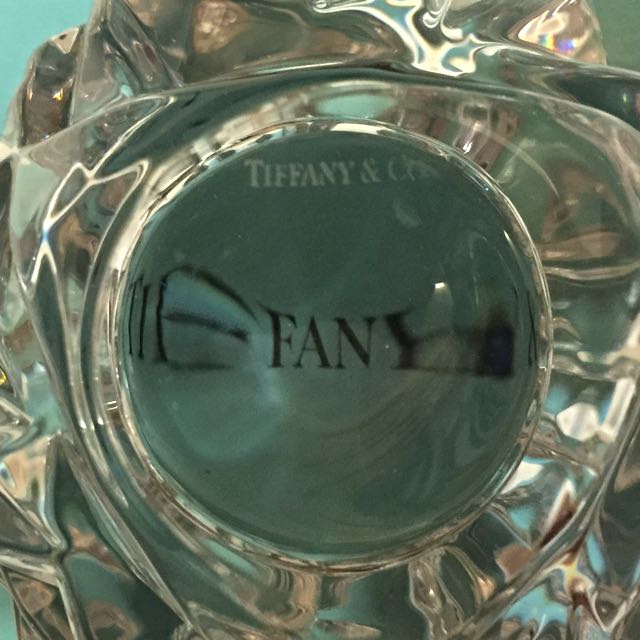 Authentic Never Used Tiffany & Co. RockCut Votive / Candle Holder