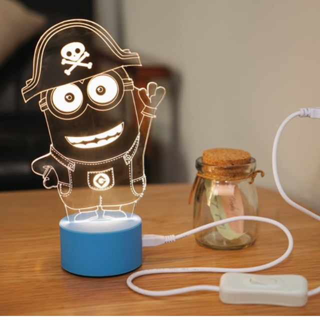 Minion LED Lamp, Hobbies & Toys, Toys & Games on Carousell