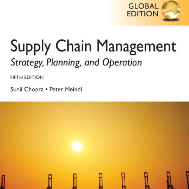 Supply Chain Management Fifth Edition - Sunil Chopra, Peter Meindl ...