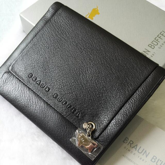 Authentic Braun Buffel Black Leather Wallet Germany, Everything Else on